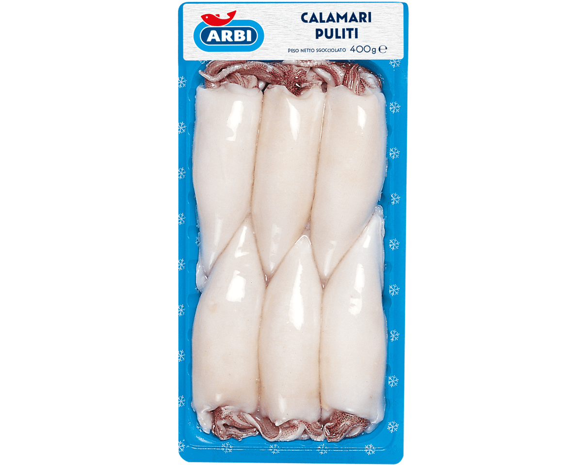Calamari puliti