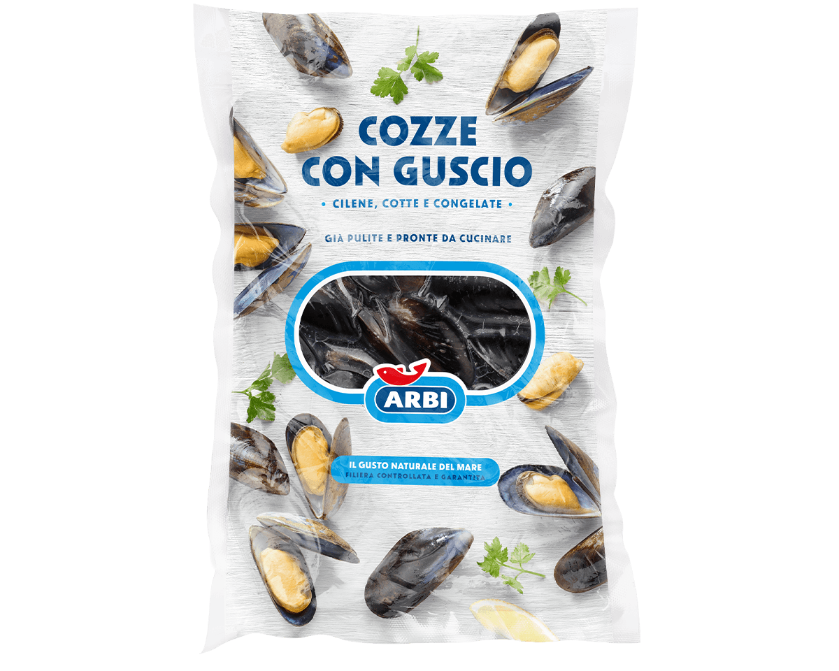 Cozze con guscio