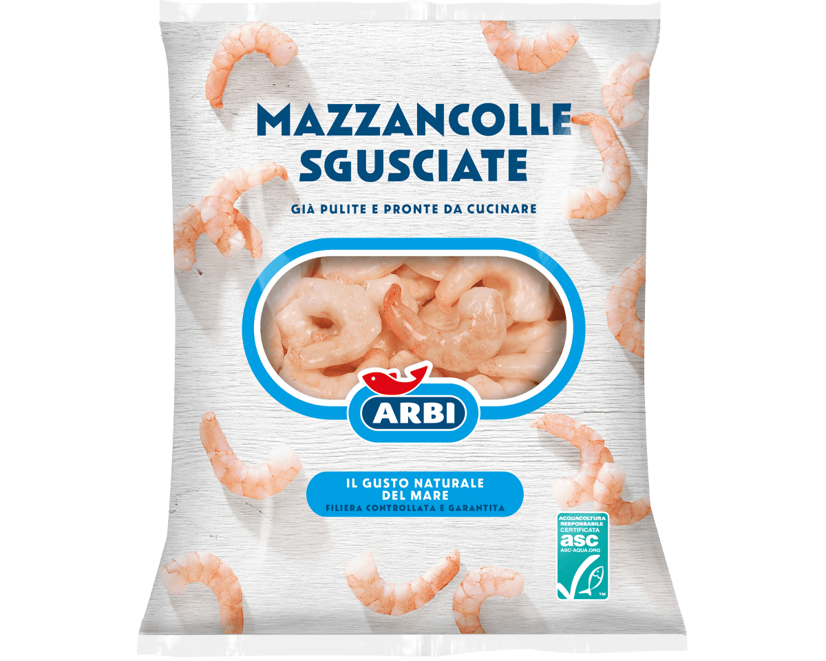 Mazzancolle sgusciate