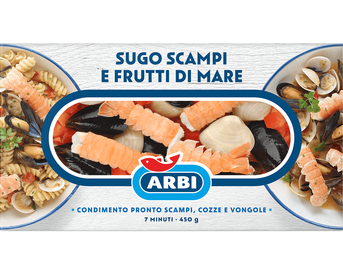 Sugo pronto scampi e frutti di mare