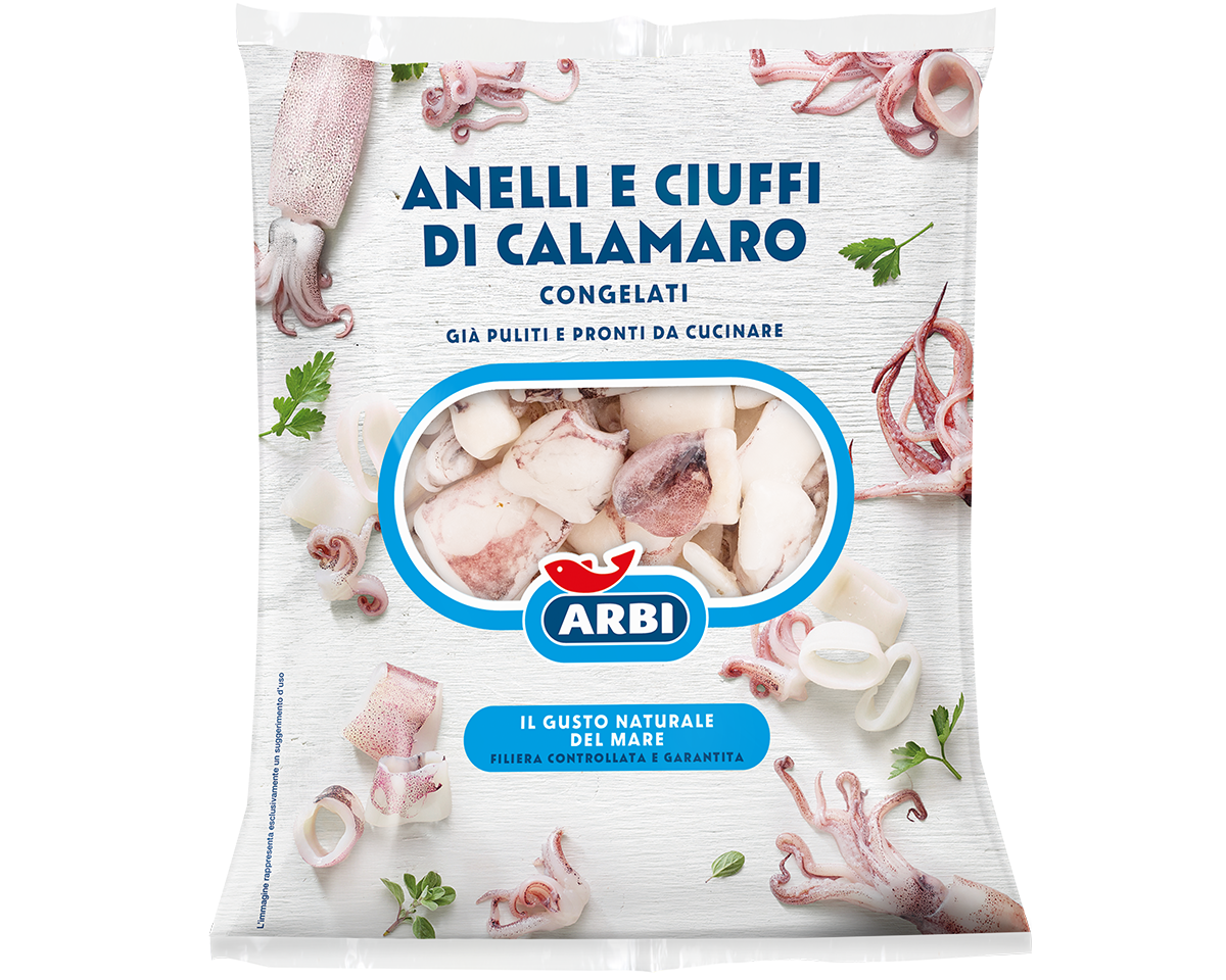 Anelli e ciuffi di calamaro