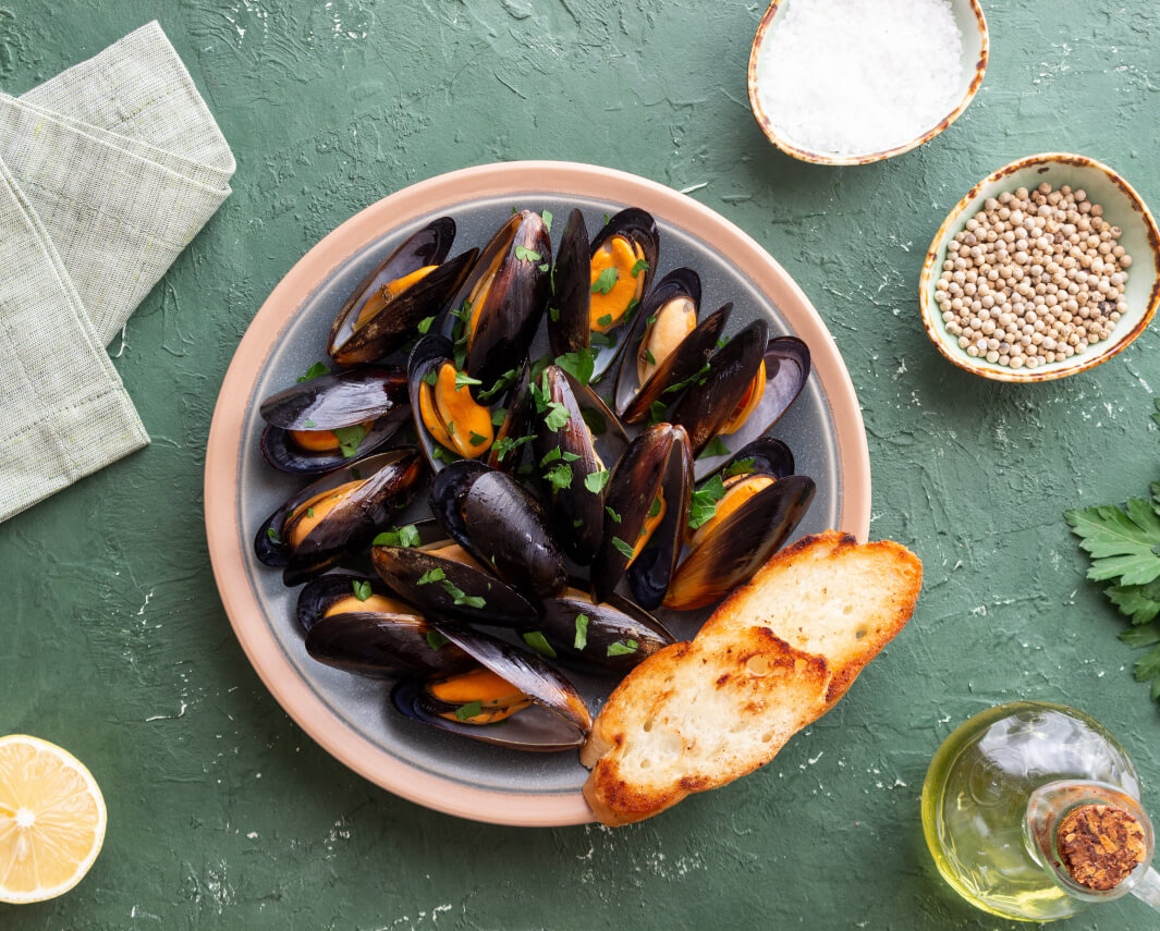 Cozze con guscio