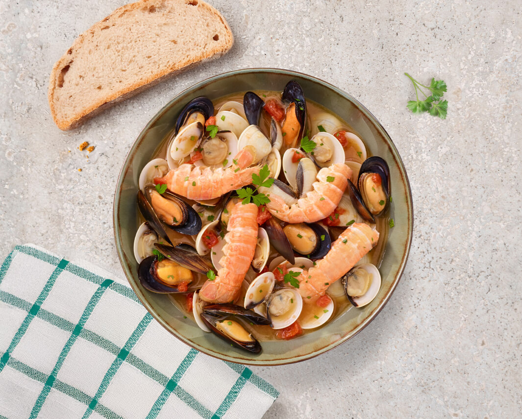 Sugo pronto scampi e frutti di mare
